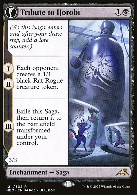 Tribute to Horobi // Echo of Death's Wail [Kamigawa: Neon Dynasty]