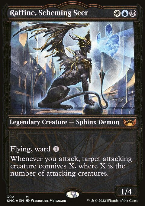 Raffine, Scheming Seer (Showcase Golden Age Gilded Foil) [Streets of New Capenna]
