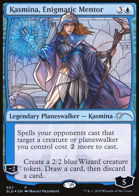 Kasmina, Enigmatic Mentor (Stained Glass) [Secret Lair Drop Promos]