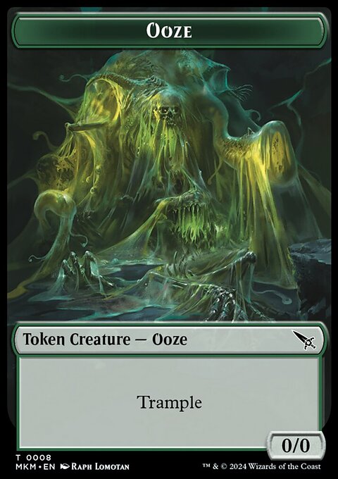 Ooze Token [Murders at Karlov Manor Tokens]