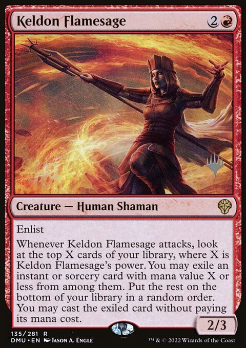 Keldon Flamesage (Promo Pack) [Dominaria United Promos]