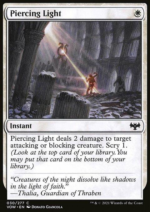 Piercing Light [Innistrad: Crimson Vow]