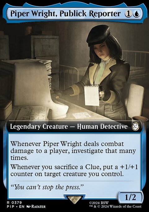 Piper Wright, Publick Reporter (Extended Art) [Fallout]