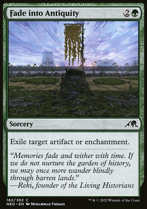 Fade into Antiquity [Kamigawa: Neon Dynasty]