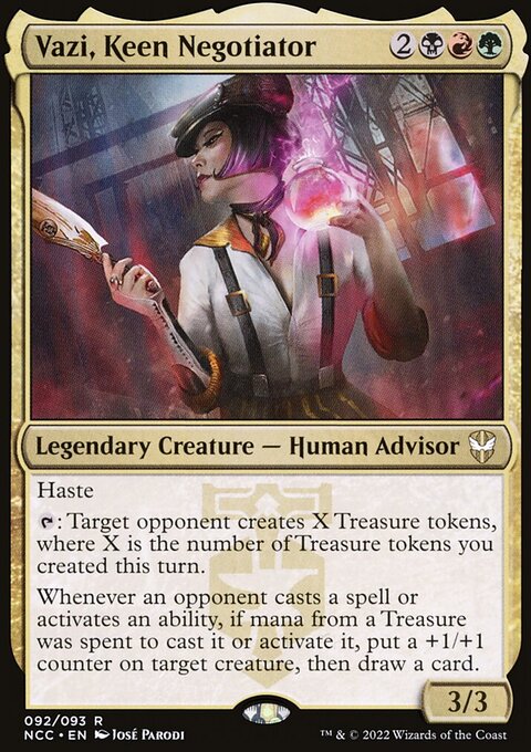 Vazi, Keen Negotiator [Streets of New Capenna Commander]