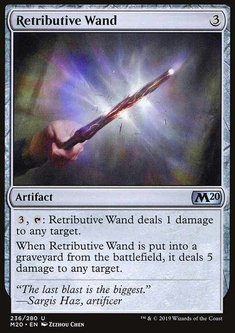 Retributive Wand [Core Set 2020]