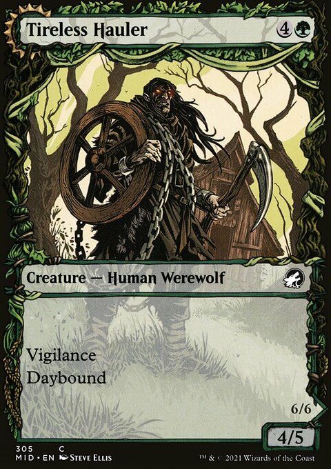 Tireless Hauler // Dire-Strain Brawler (Showcase Equinox) [Innistrad: Midnight Hunt]