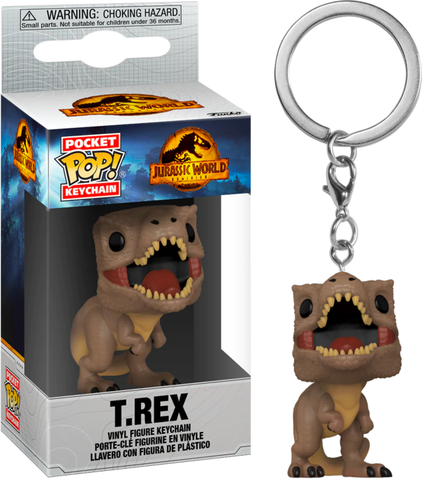 Jurassic World: Dominion - T. Rex Pocket Pop! Vinyl Keychain