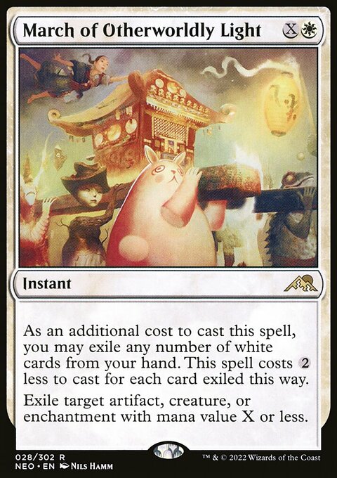 March of Otherworldly Light [Kamigawa: Neon Dynasty]