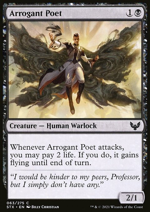Arrogant Poet [Strixhaven: School of Mages]