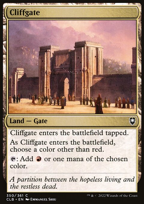 Cliffgate [Commander Legends: Battle for Baldur's Gate]