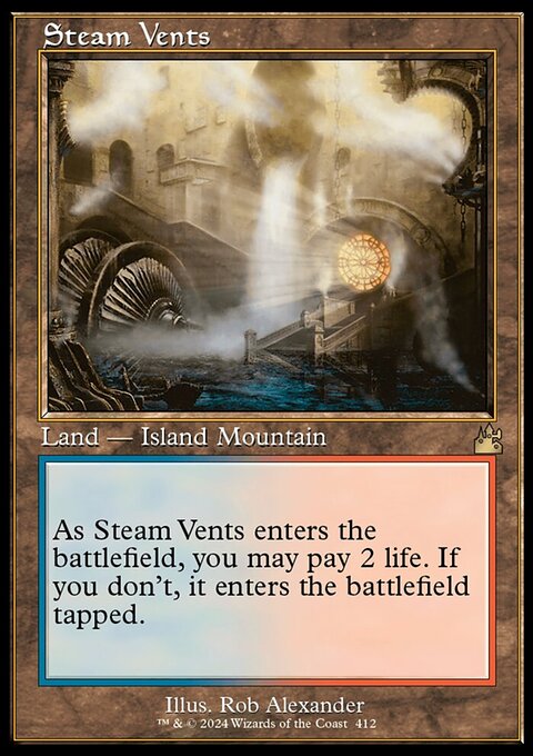Steam Vents (Retro) [Ravnica Remastered]