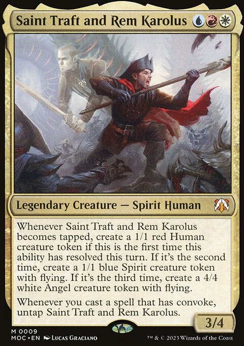 Saint Traft and Rem Karolus [March of the Machine Commander]