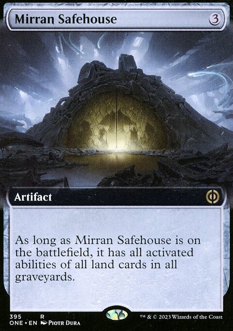 Mirran Safehouse (Extended Art) [Phyrexia: All Will Be One]