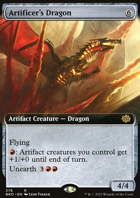 Artificer's Dragon (Extended Art) [The Brothers' War]
