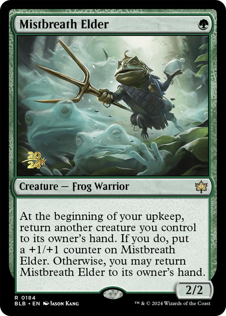 Mistbreath Elder [Bloomburrow Prerelease Promos]