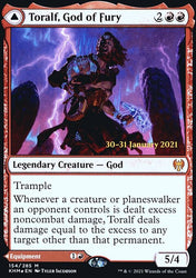 Toralf, God of Fury // Toralf's Hammer [Kaldheim Prerelease Promos]