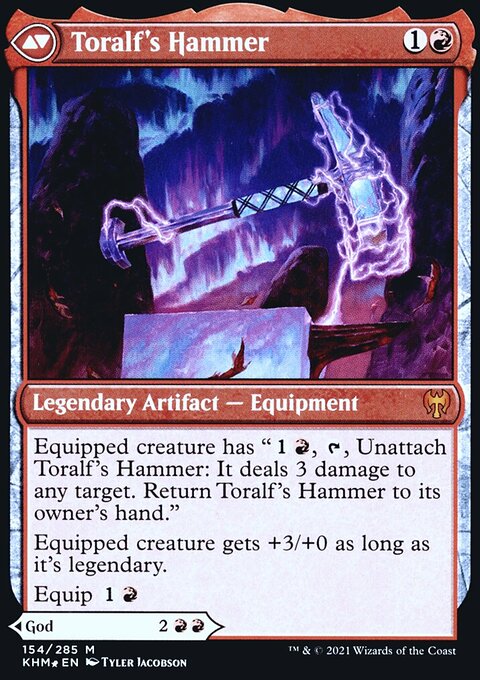 Toralf, God of Fury // Toralf's Hammer [Kaldheim Prerelease Promos]
