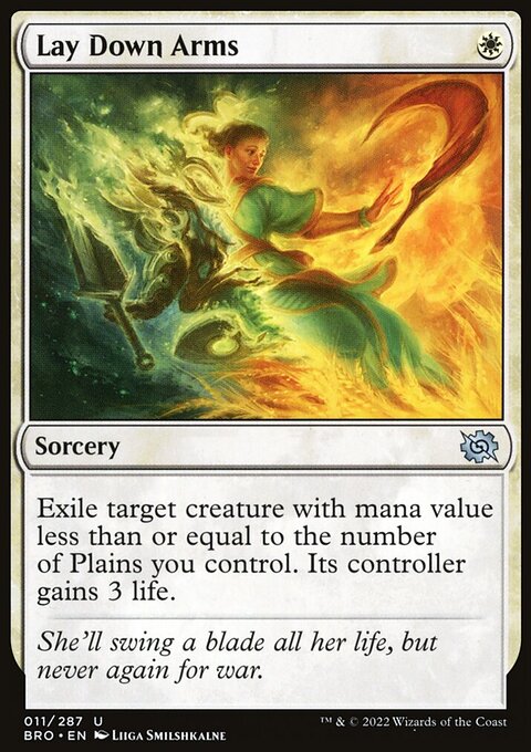 Lay Down Arms [The Brothers' War]