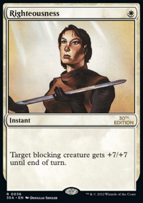 Righteousness [30th Anniversary Edition]