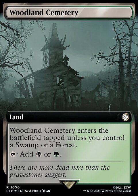 Woodland Cemetery (Extended Art) (Surge Foil) [Fallout]