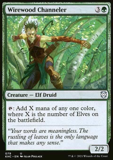 Wirewood Channeler [Kaldheim Commander]