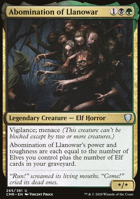 Abomination of Llanowar [Commander Legends]