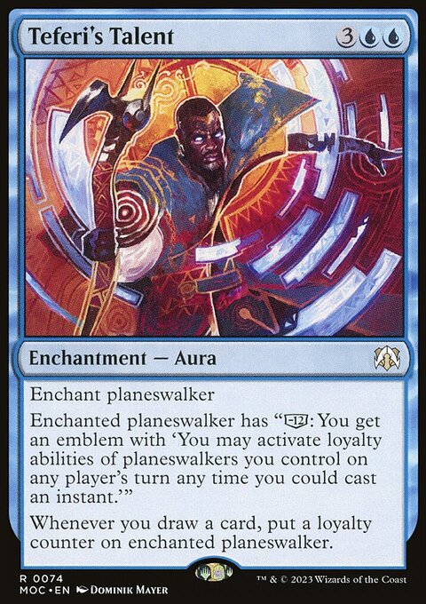 Teferi's Talent [March of the Machine Commander]