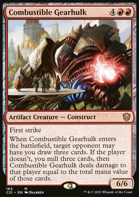 Combustible Gearhulk [Commander 2021]