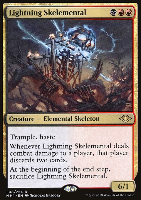 Lightning Skelemental [Modern Horizons]