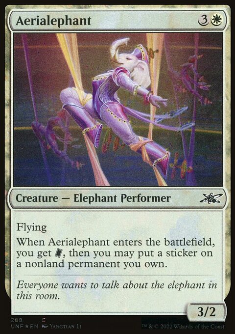 Aerialephant (Galaxy Foil) [Unfinity]