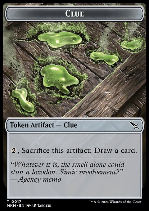 Thopter (0020) // Clue (0017) Double-Sided Token [Murders at Karlov Manor Tokens]