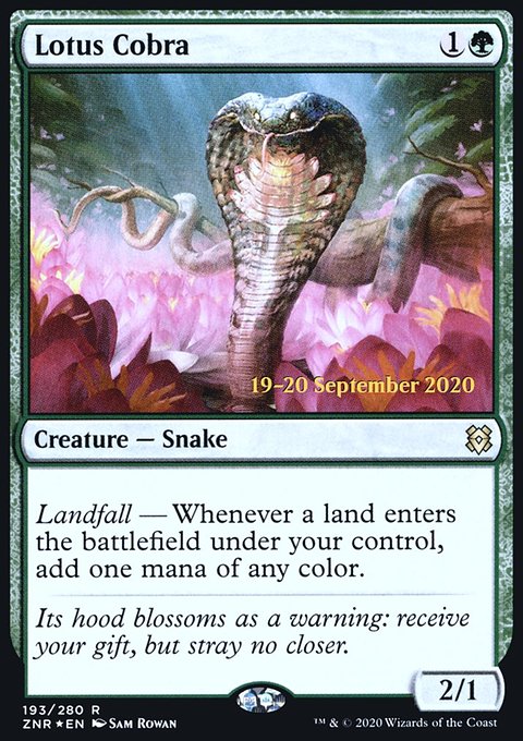 Lotus Cobra [Zendikar Rising Prerelease Promos]