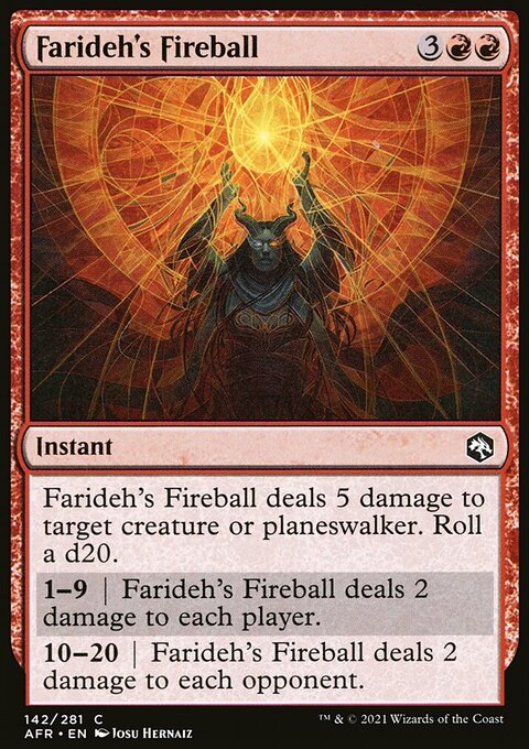 Farideh's Fireball [Dungeons & Dragons: Adventures in the Forgotten Realms]
