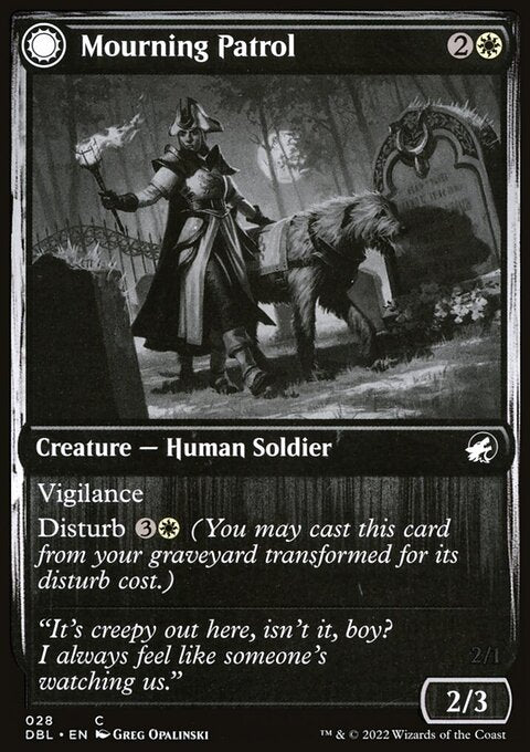 Mourning Patrol // Morning Apparition [Innistrad: Double Feature]