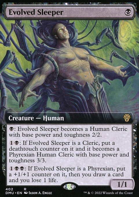 Evolved Sleeper (Extended Art) [Dominaria United]