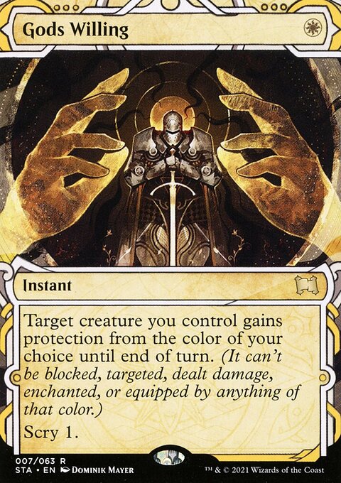 Gods Willing (Foil Etched) [Strixhaven: School of Mages Mystical Archive]