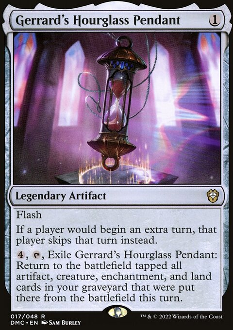 Gerrard's Hourglass Pendant [Dominaria United Commander]