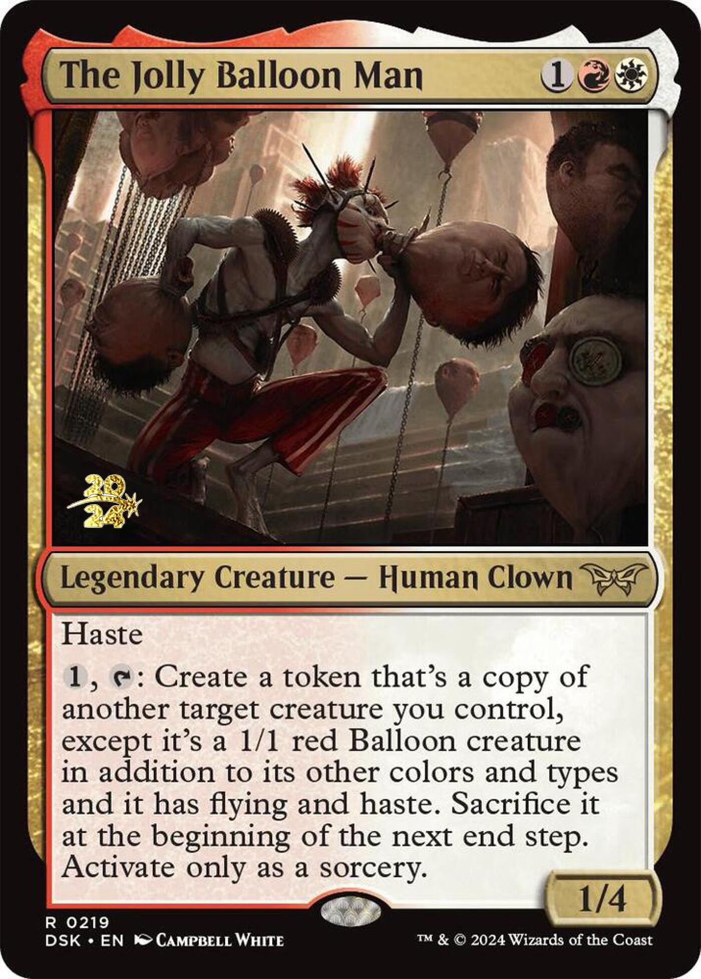 The Jolly Balloon Man [The Lost Caverns of Ixalan Prerelease Cards]