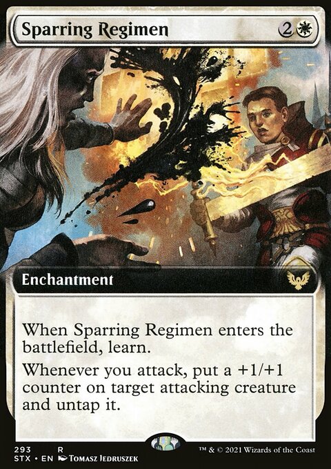 Sparring Regimen (Extended Art) [Strixhaven: School of Mages]