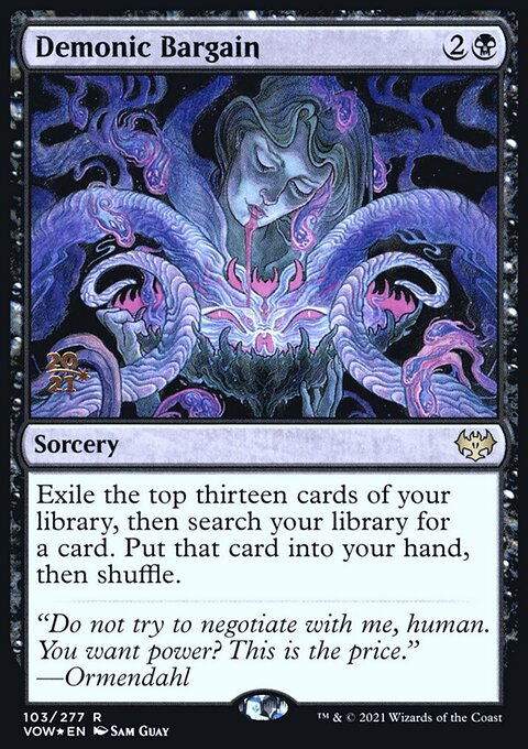 Demonic Bargain [Innistrad: Crimson Vow Prerelease Promos]