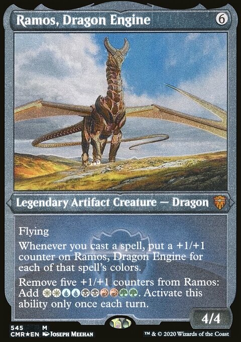Ramos, Dragon Engine (Etched) [Commander Legends]