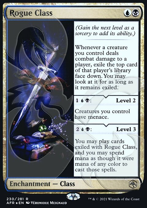 Rogue Class (Ampersand Promo) [Dungeons & Dragons: Adventures in the Forgotten Realms Promos]