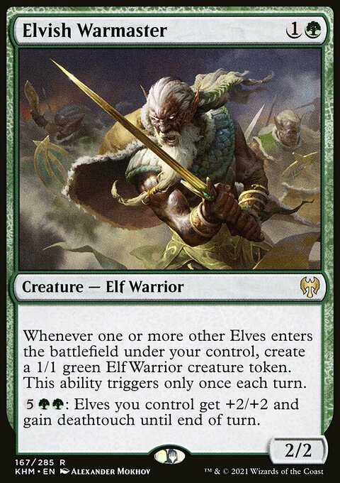 Elvish Warmaster [Kaldheim]