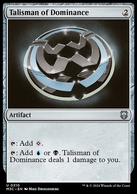 Talisman of Dominance (Ripple Foil) [Modern Horizons 3 Commander]
