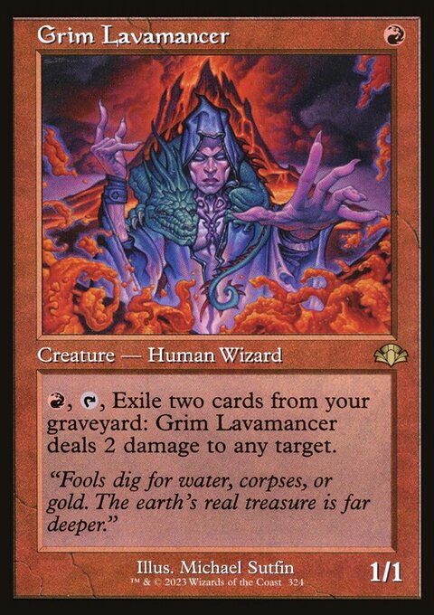 Grim Lavamancer (Retro) [Dominaria Remastered]