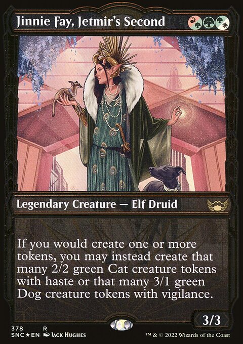 Jinnie Fay, Jetmir's Second (Showcase Golden Age Gilded Foil) [Streets of New Capenna]