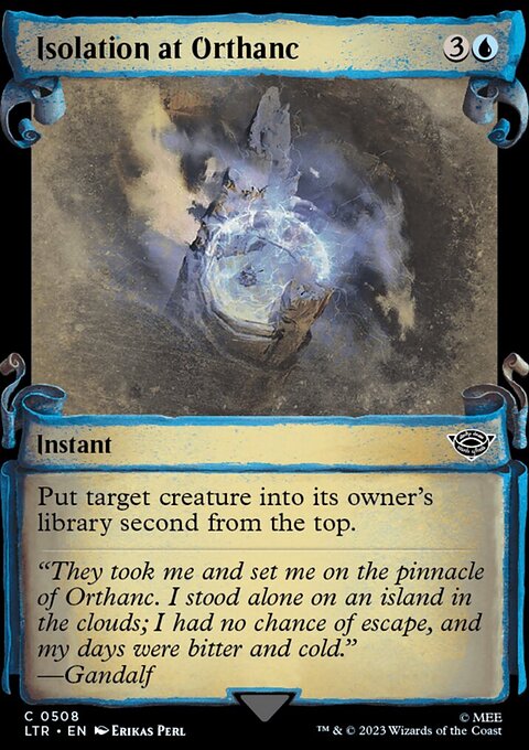Isolation at Orthanc [The Lord of the Rings: Tales of Middle-Earth Showcase Scrolls]
