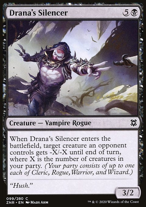 Drana's Silencer [Zendikar Rising]