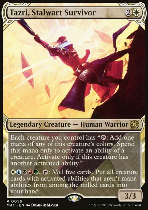 Tazri, Stalwart Survivor (Showcase) [March of the Machine: The Aftermath]